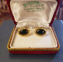 Black and Gold Earrings 